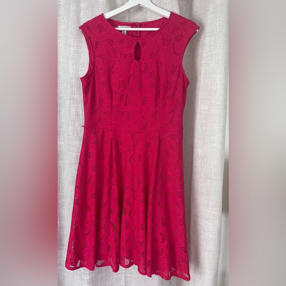 Pink London Style Keyhole dress